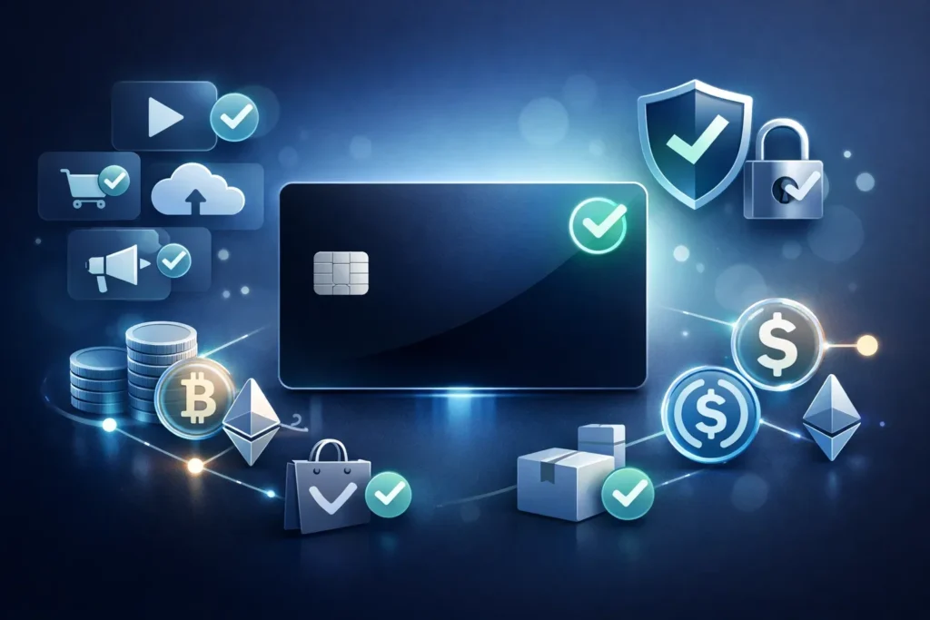 Virtual card without KYC used to fix online payment declined errors for subscriptions, cloud services, and digital platforms