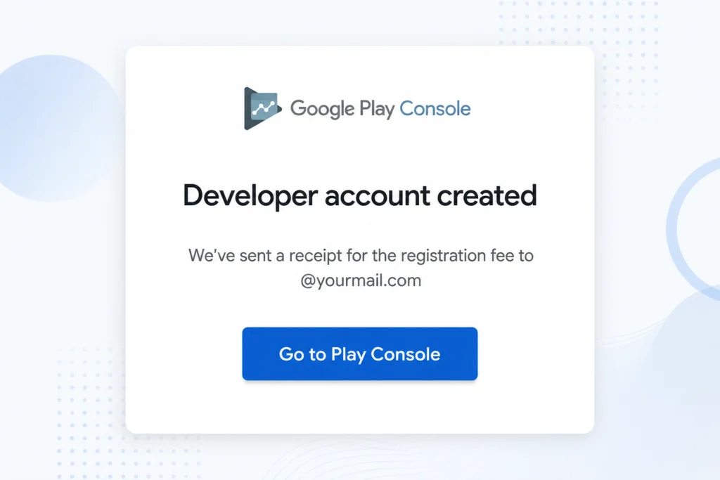 VCCMAROC Virtual Card for Google Play Developer Account 2027
